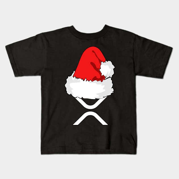 Ripple - XRP Christmas Kids T-Shirt by cryptogeek